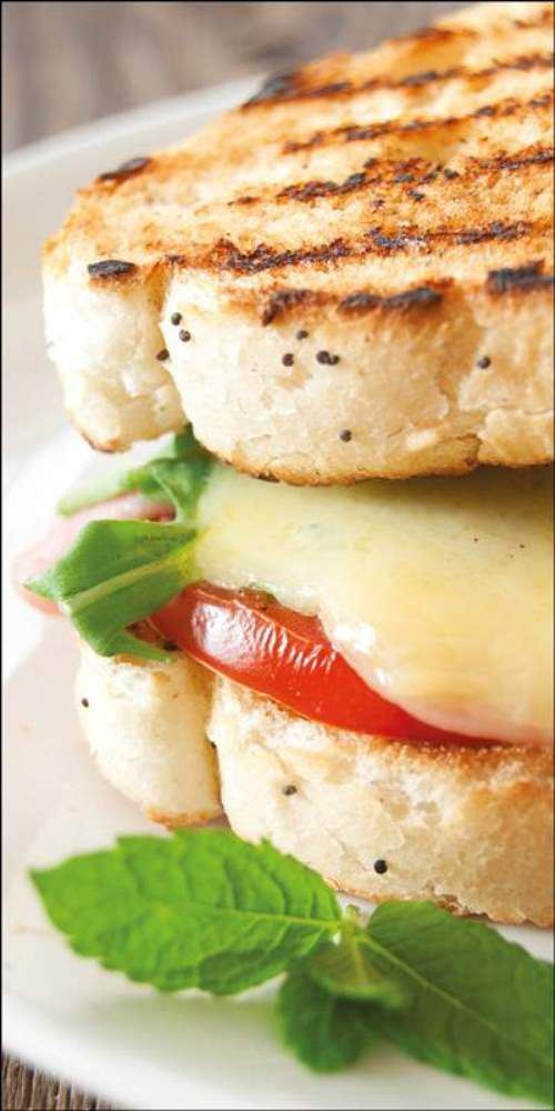 Image adhésive croque monsieur