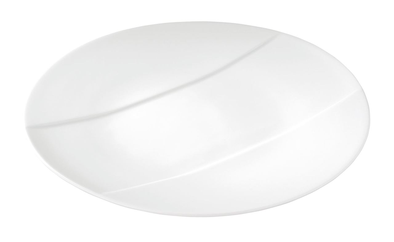 Assiette de présentation bassin rectangle Grand Chef blanc 30.8 cm Pillivuyt