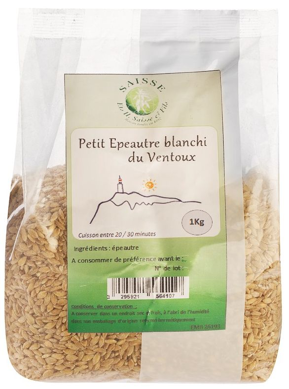 Saisse Petit Epeautre blanchi de Ventoux 1 kg