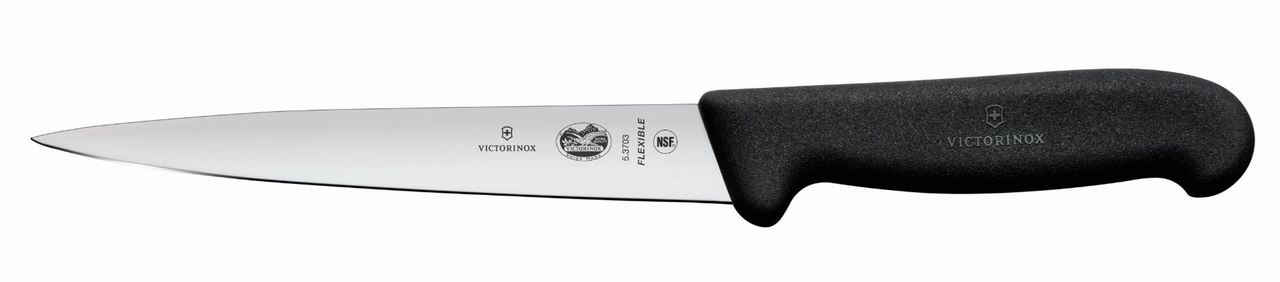 Couteau à denerver manche noir 16 cm Victorinox