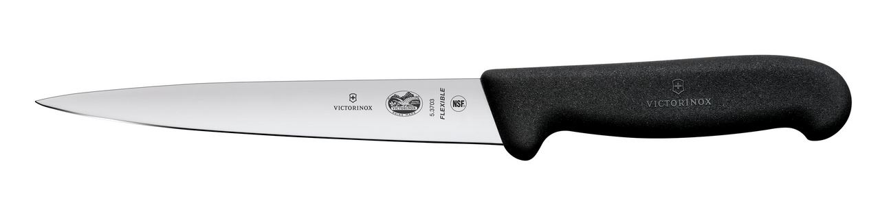 Couteau à denerver manche noir 18 cm Victorinox