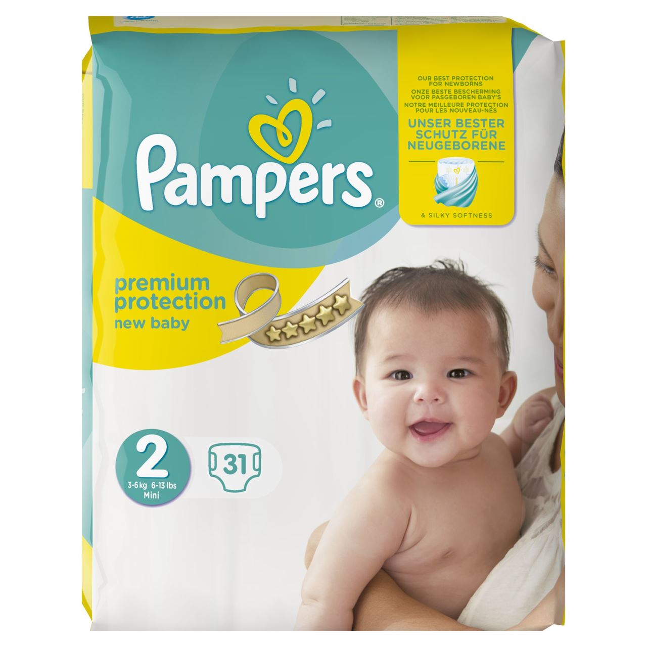 Couche New Baby Taille 2 x 31 Pampers