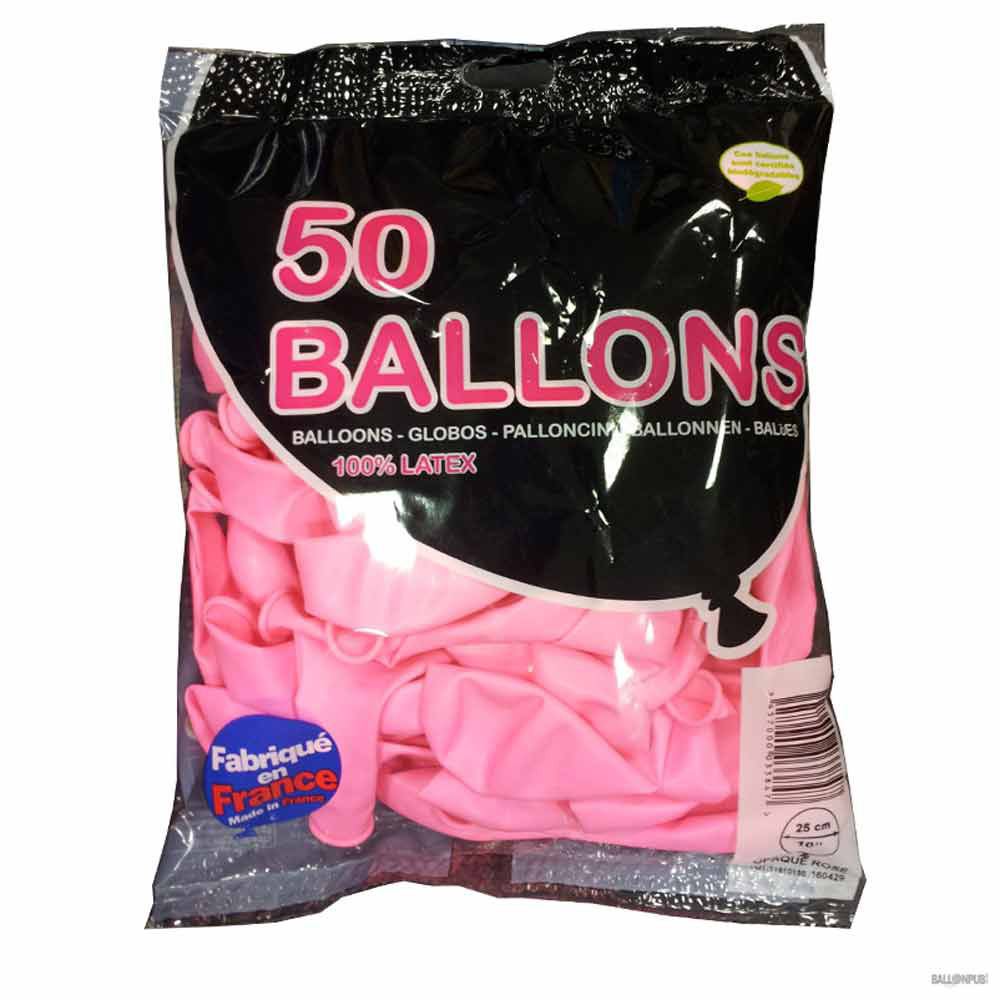 Ballon 30 cm rose x 50