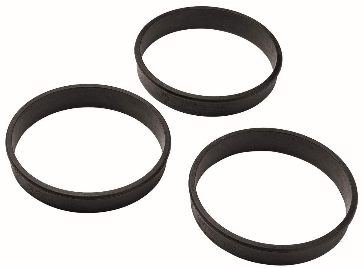 Cercle à tarte Exoglass® rond 10 cm H.2 cm x 6 Matfer