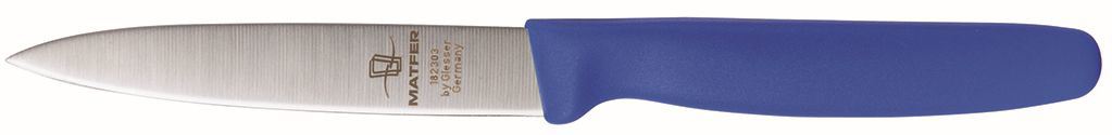 Couteau d'office manche bleu 10 cm Matfer