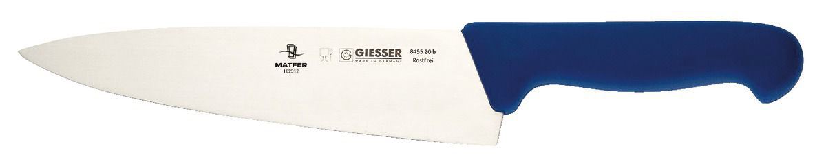 Couteau de chef HACCP manche bleu 20 cm Matfer