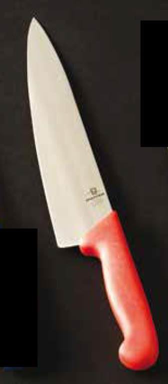 Couteau de chef HACCP manche rouge 26 cm Matfer - 182413