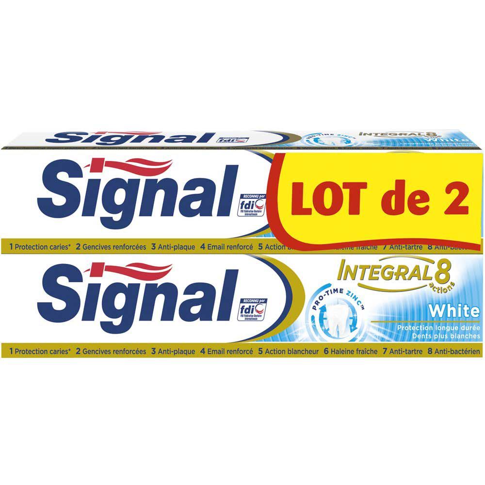 Dentifrice intégral white 75 ml (vendu par 2) Signal