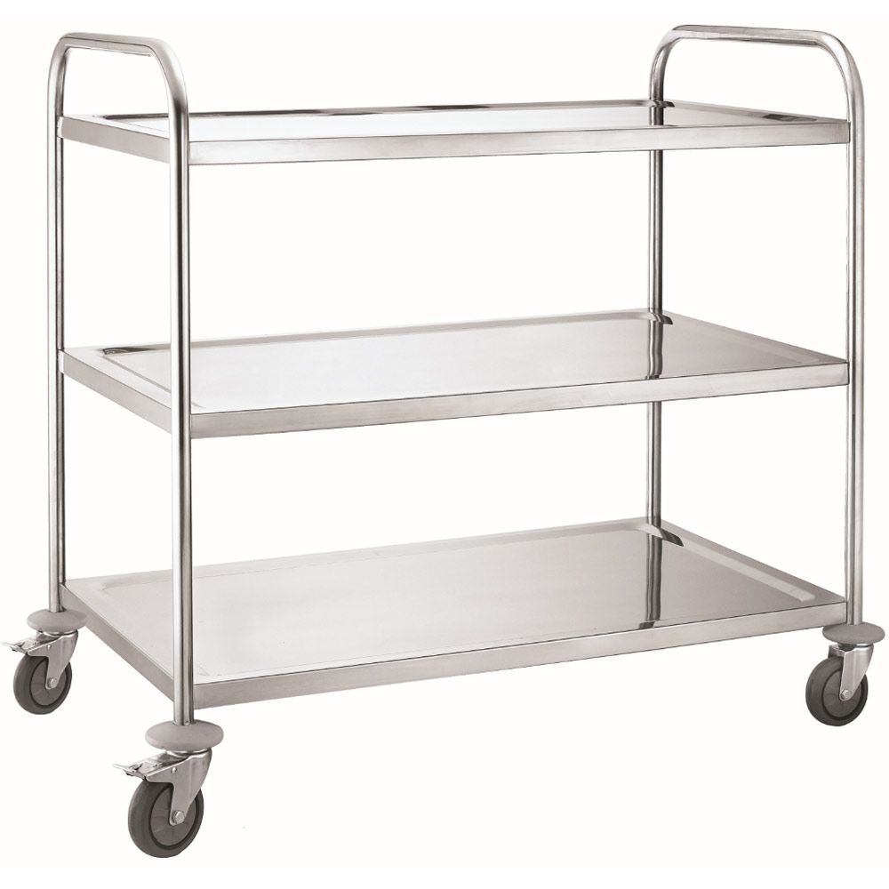 Chariot inox 3 niveaux