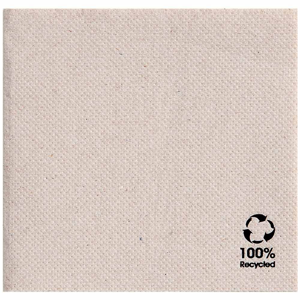 Serviette double point marron 20 x 20 cm x 100 