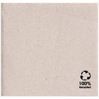 Serviette double point marron 20 x 20 cm x 100 