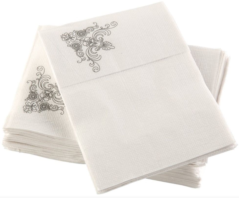 Serviette mini écologique 1 pli H.17 x L.17 cm x 200 Garcia de Pou - 101.03