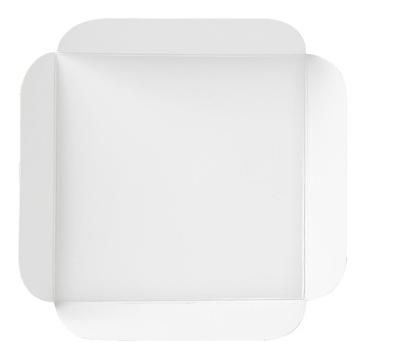 Carré blanc rainé 13 x 13 cm (vendu par 250)