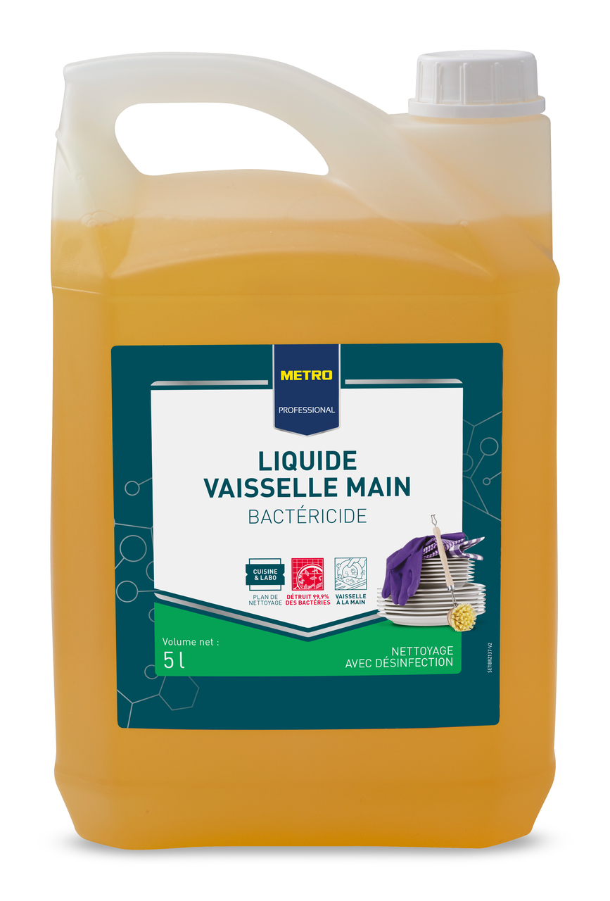 METRO PROFESSIONAL Liquide de plonge bactéricide 5 L