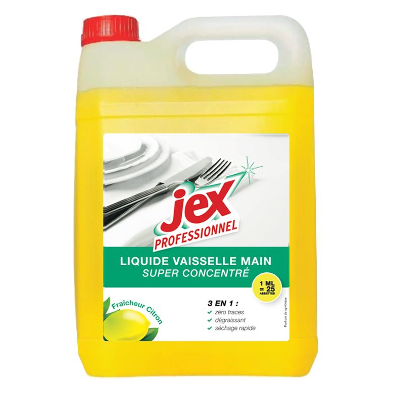Liquide vaisselle citron 5 L Jex Professionnel