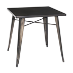 Halenbeeks Table de restaurant Iron 76 x 76 cm