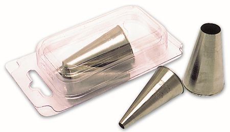 Douille unies inox assortis x 6 Matfer