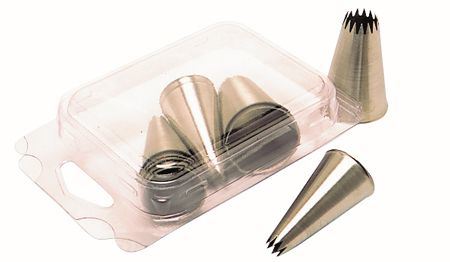 Douille cannelée inox assortis x 6 Matfer