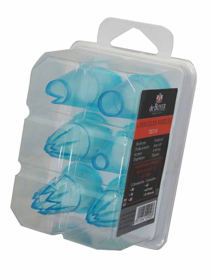 Douille Tritan assortis x 6 De Buyer