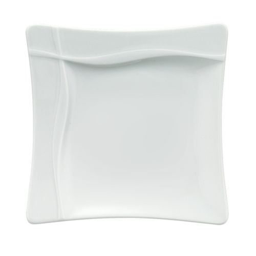 Assiette plate carrée Pleasure blanc 27 x 27 cm Bauscher