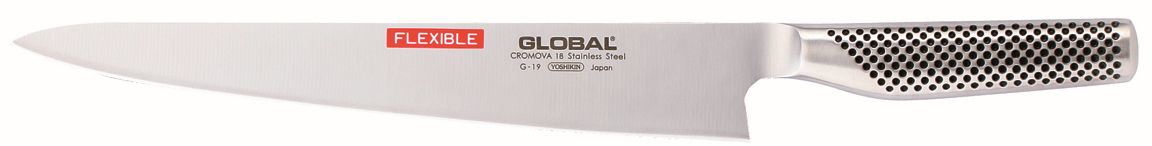 Couteau filet de poisson inox G18 24 cm Global