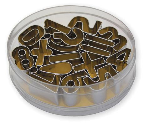 Découpoir inox forme de chiffres (set de 16) Matfer - 150475