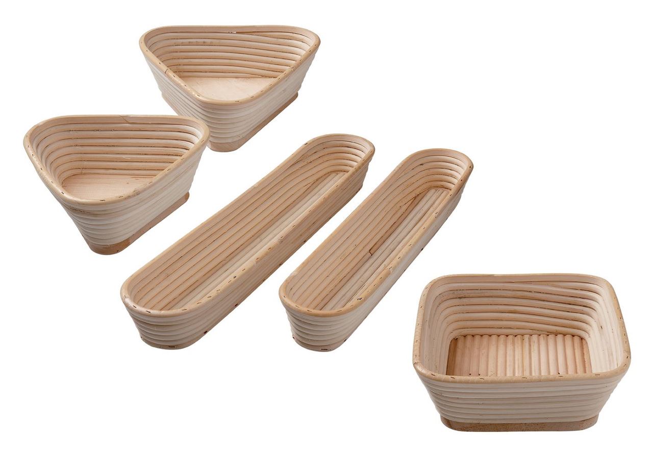 Banneton osier moule BIE triangle 18 x 18 cm 500 g Matfer - 118525