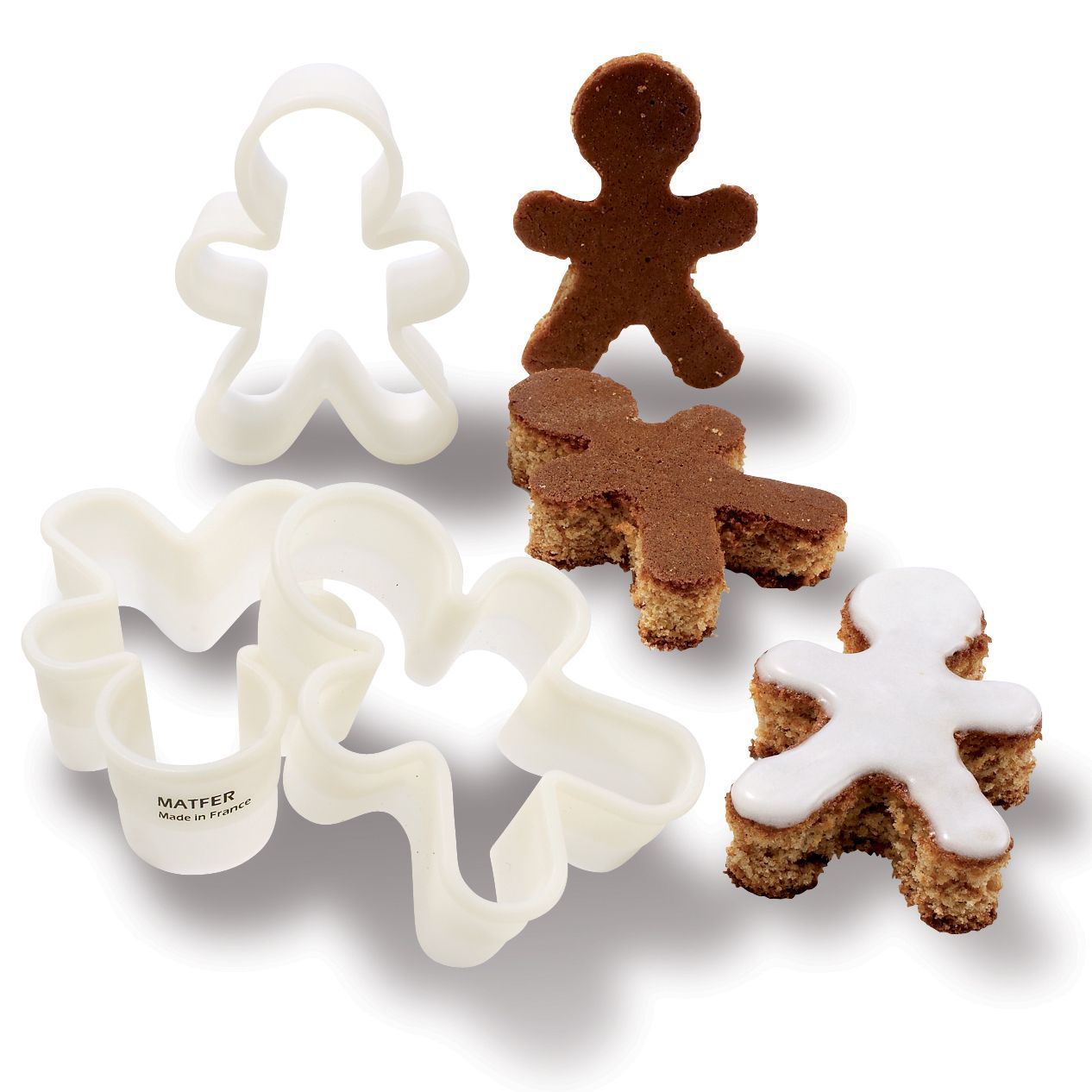 Découpoir Exoglass® gingerbread man 11 cm Matfer - 150216