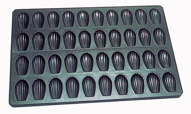 Plaque Exopan® 40 madeleines 8 cm Matfer - 310739