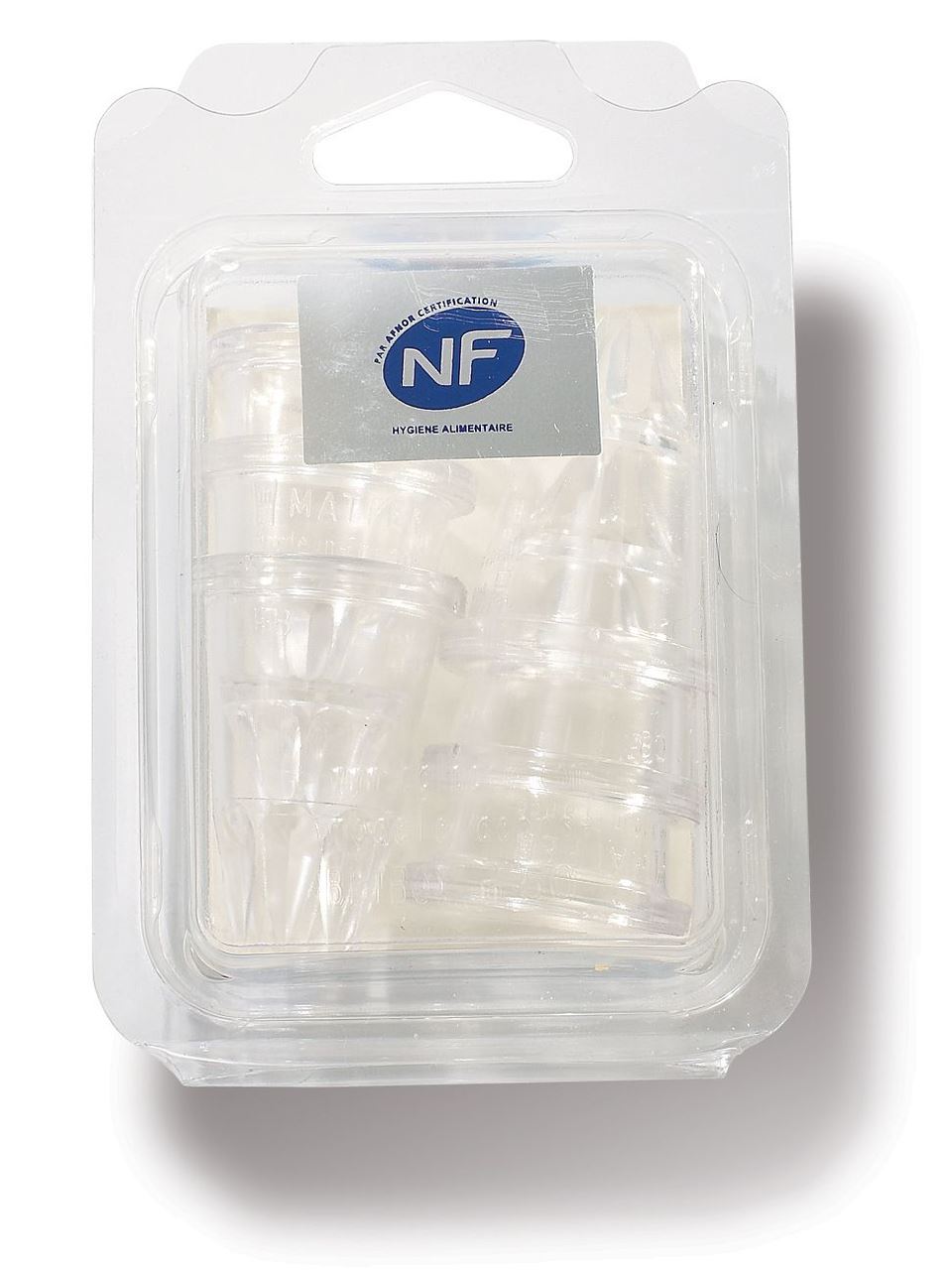 Douille cannelée copolyester assortis x 6 Matfer - 166007