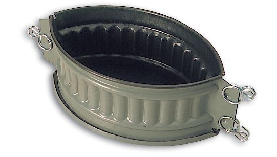 Moule Exopan® pâté en croûte ovale à côtes avec fond 24 cm Matfer - 331295