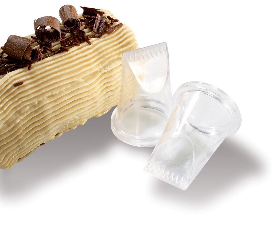 Douille à bûche de Noël copolyester N6 x 2 Matfer - 167151