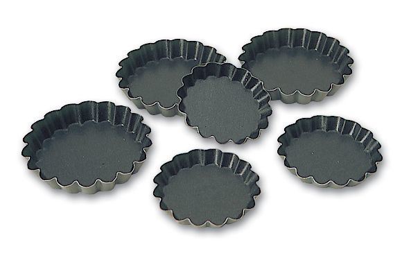 Moule Exopan® tartelette ronde cannelée 10 cm x 12 Matfer - 332658