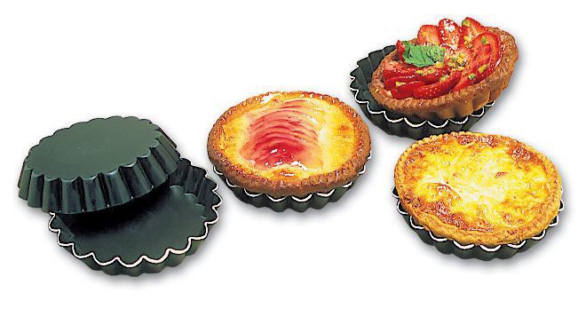 Moule Exal® tartelette ronde cannelée 12 cm Matfer - 334192