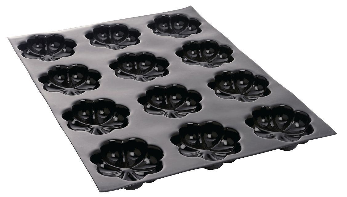 Moule silicone 24 brioches cannelées Flexipan® Matfer - 336060