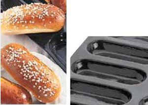 Moule silicone 24 brioches longues Flexipan® Matfer - 336070