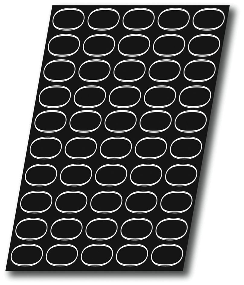 Moule silicone 50 coquilles Flexipan® Matfer - 336073