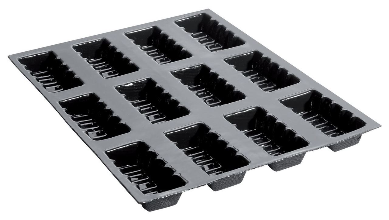 Moule silicone 24 lingots cannelés Flexipan® Matfer - 336154