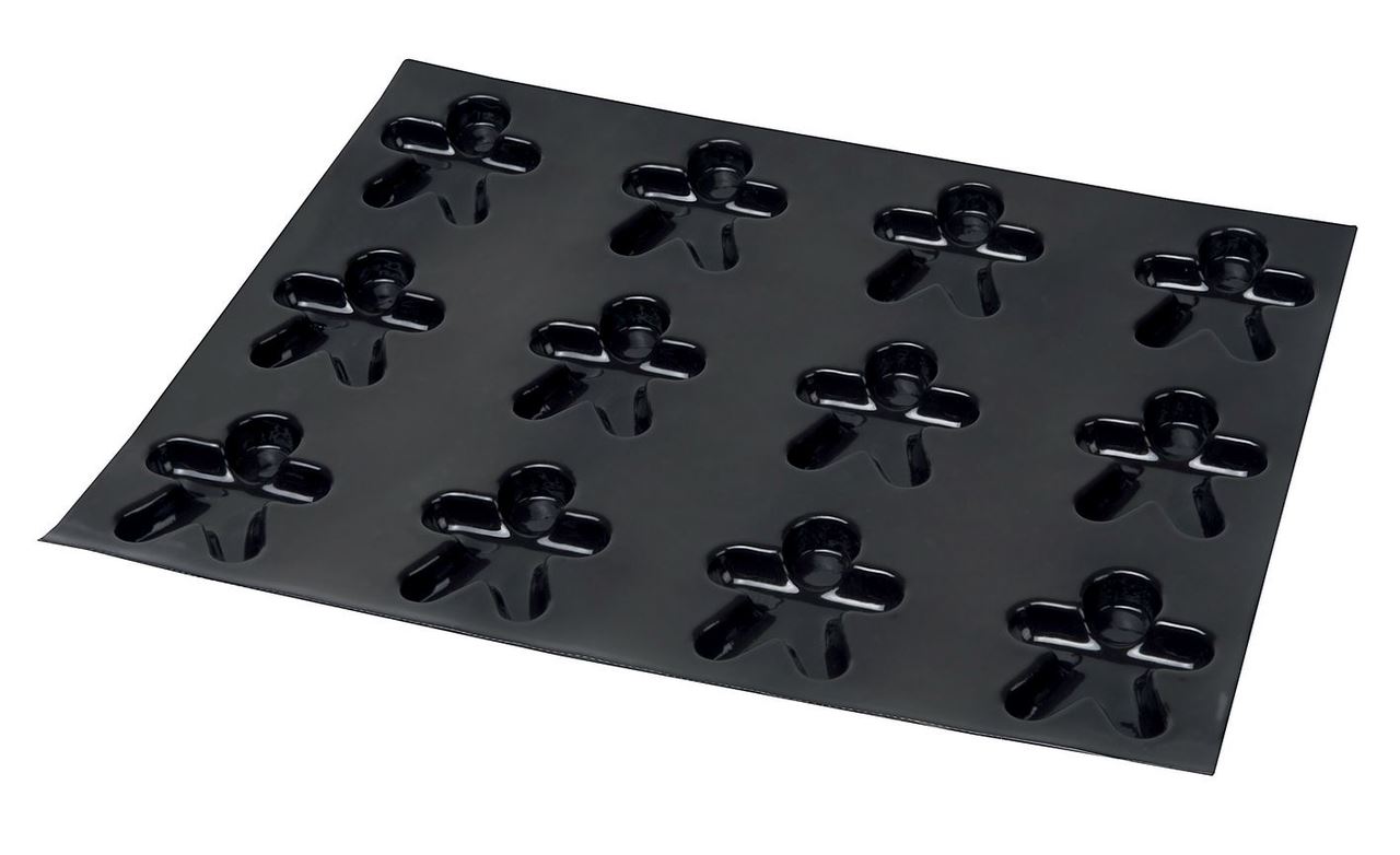Moule silicone 24 bonhommes Flexipan® Matfer - 336189
