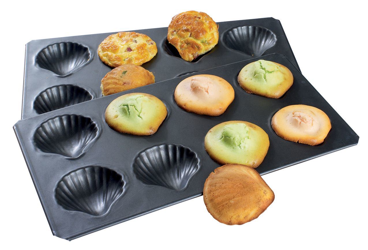 Plaque Exopan® 8 coquillages 6.5 cm Matfer - 310733