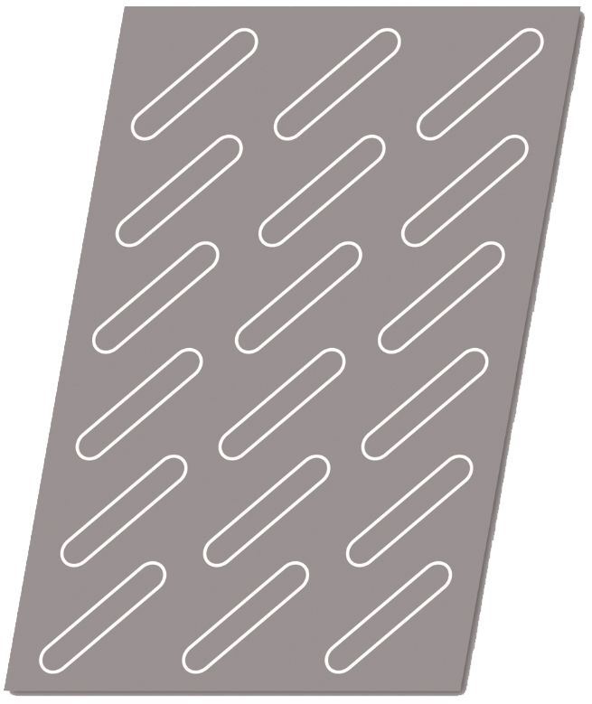 Moule silicone 48 mini éclairs GN1/2 Silform® Matfer - 337006