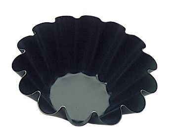 Moule Exopan® brioche 14 côtes fond plat 10 cm Matfer - 330131