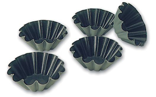 Moule Exopan® brioche 10 côtes 7.5 cm x 12 Matfer - 330624