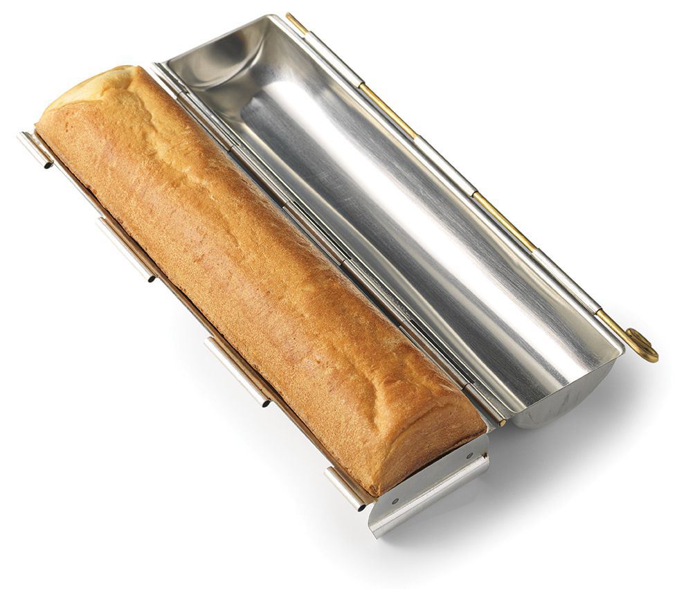 Moule fer blanc toast rond D.4.5 x L.30 cm Matfer - 341701
