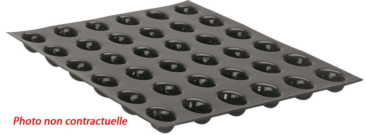 Moule silicone 70 demi-sphères GN1/2 Flexipan® Matfer