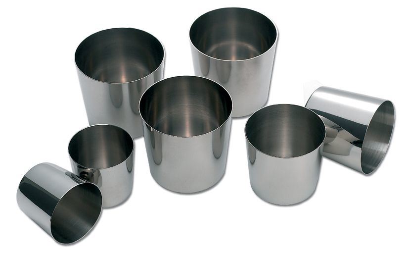 Moule inox dariole ronde D.6.5 x H.6.3 cm x 6 Matfer - 342478