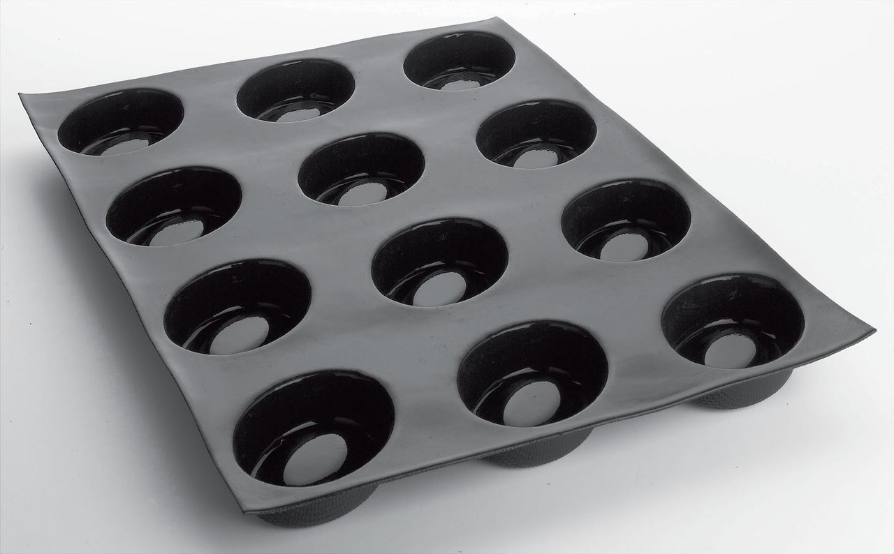 Moule silicone® 24 savarins ovales Flexipan® Matfer - 336124