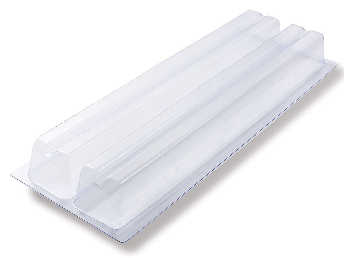 Moule PVC bûche rainurée 57 cm x 10 paires Matfer - 362003