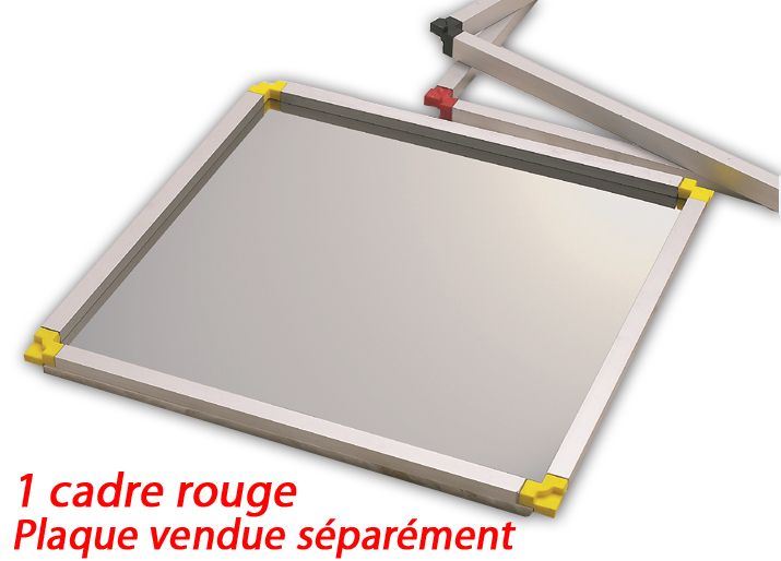 Cadre superposable rouge 60 x 40 x 1.5 cm Matfer - 370108