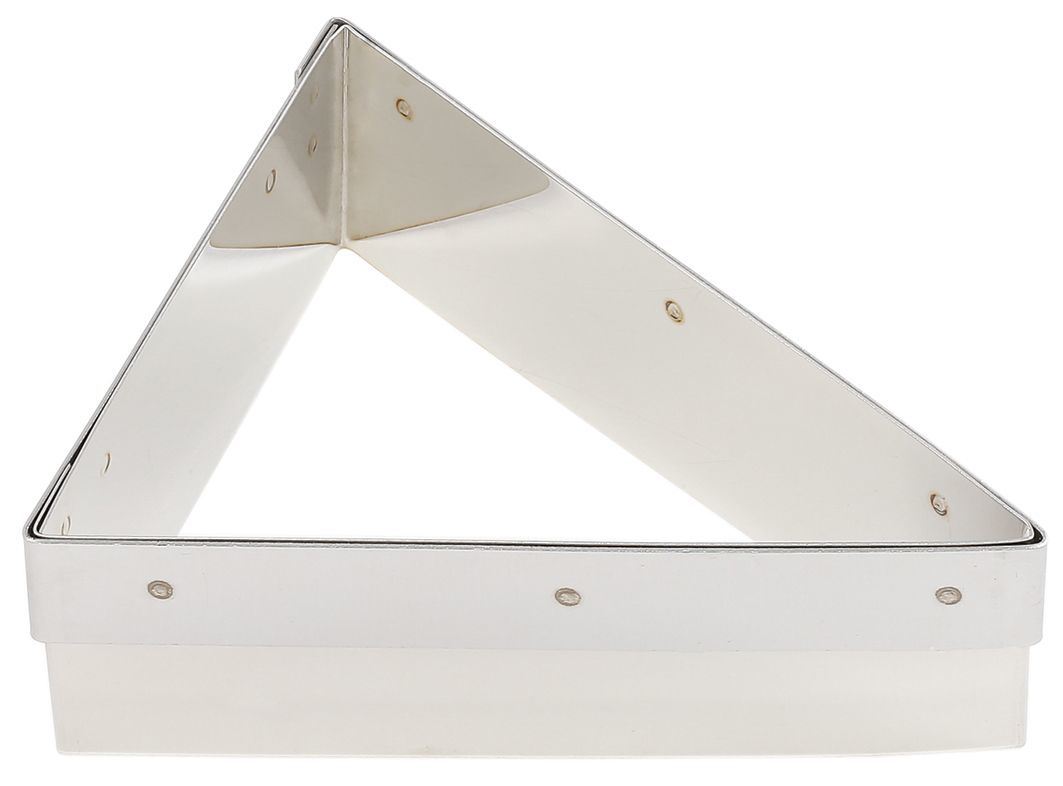 Découpoir inox triangle pour tarte Mozaïk 11.7 x 9 cm Matfer - 371243